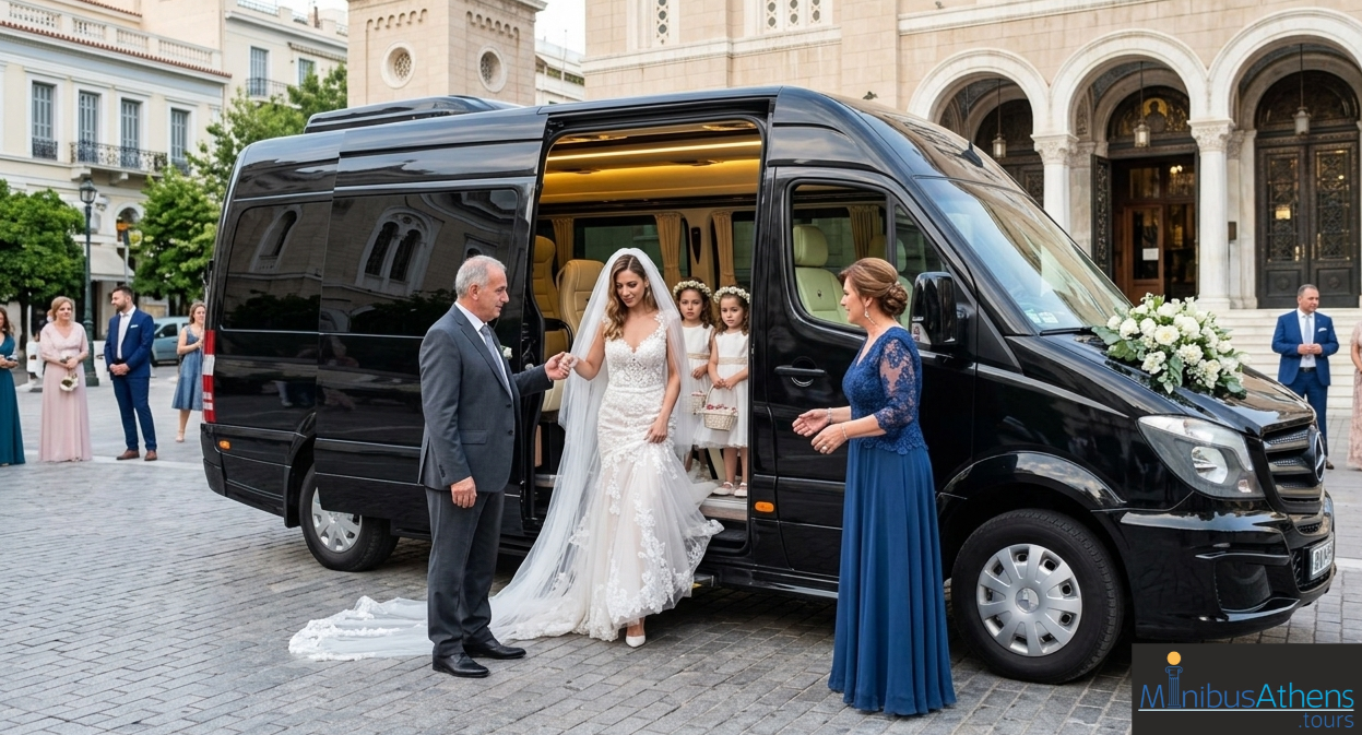 Athens Wedding Limo Minibus
